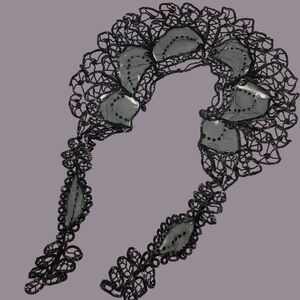 Vintage Black Sequin Shawl Collar Wrap